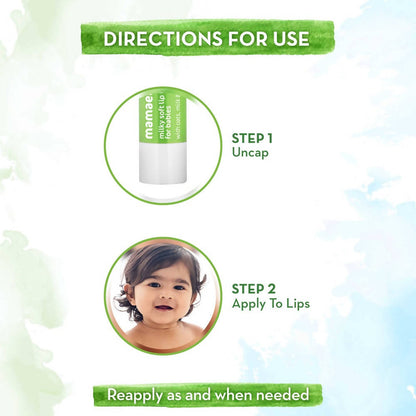 Mamaearth Milky Soft Natural Lip Balm For Babies