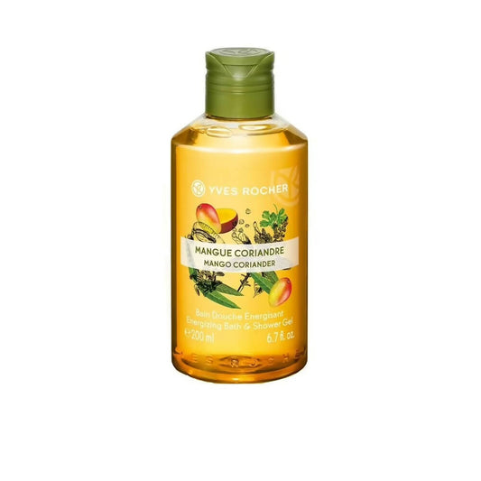 Yves Rocher Energizing Bath & Shower Gel - Mango Coriander - BUDEN