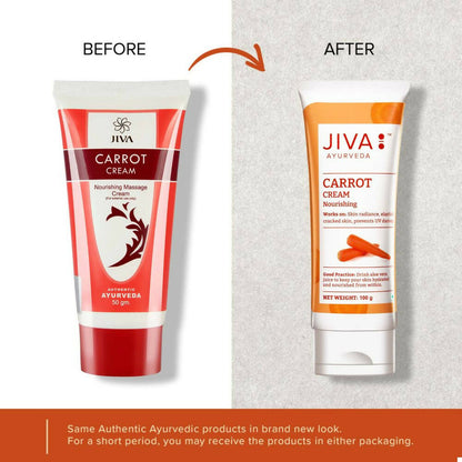 Jiva Ayurveda Carrot Face Cream