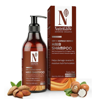 NutriGlow Advanced Organics Bio Dry and Damage Repair Shampoo - buy-in-usa-australia-canada