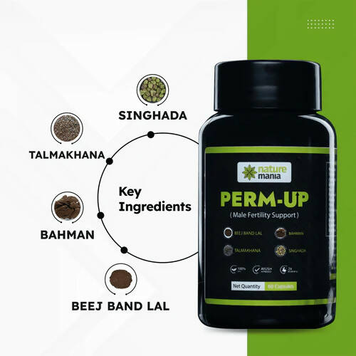 Nature Mania Perm-Up Capsules (Male Sperm Count Booster)