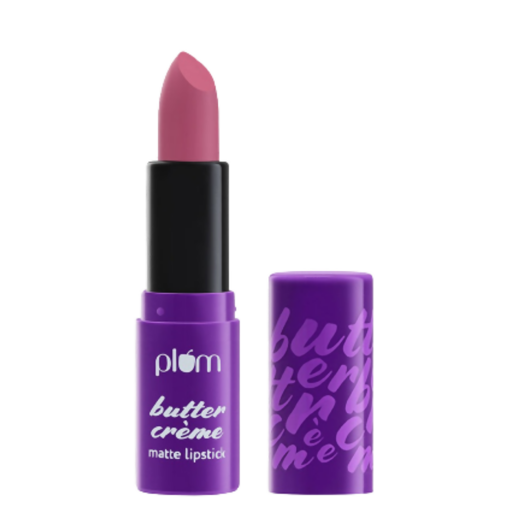 Plum Butter Cr??me Matte Lipstick Pinkadoodle - 123 (Brownish Pink) - BUDNE