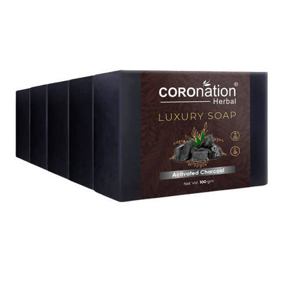 Coronation Herbal Activated Charcoal Luxury Soap - usa canada australia