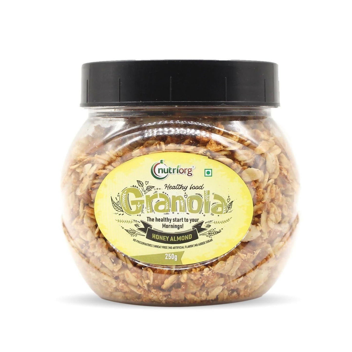 Nutriorg Crunchy Granola Honey & Almond Flavor - BUDNE