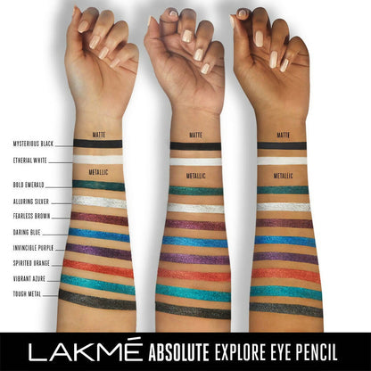 Lakme Absolute Explore Eye Pencil - Darling Blue