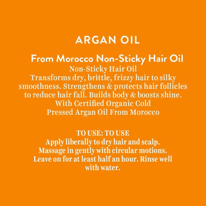 Biotique Advanced Organics Argan Oil From Morocco Non-sticky Hair Oil