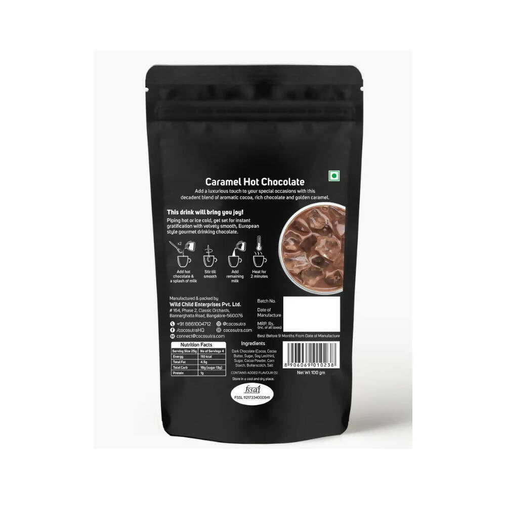 Cocosutra Caramel Hot Chocolate Mix