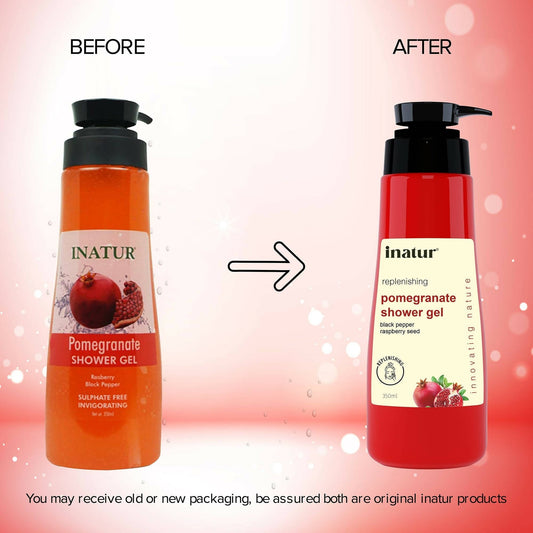 Inatur Pomegranate Shower Gel