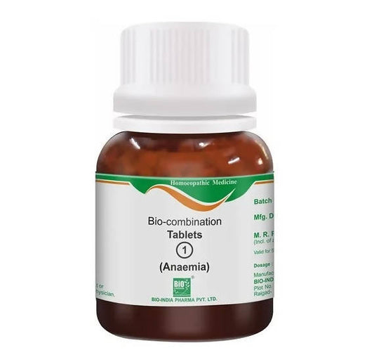 Bio India Homeopathy Bio-combination 1 Tablets