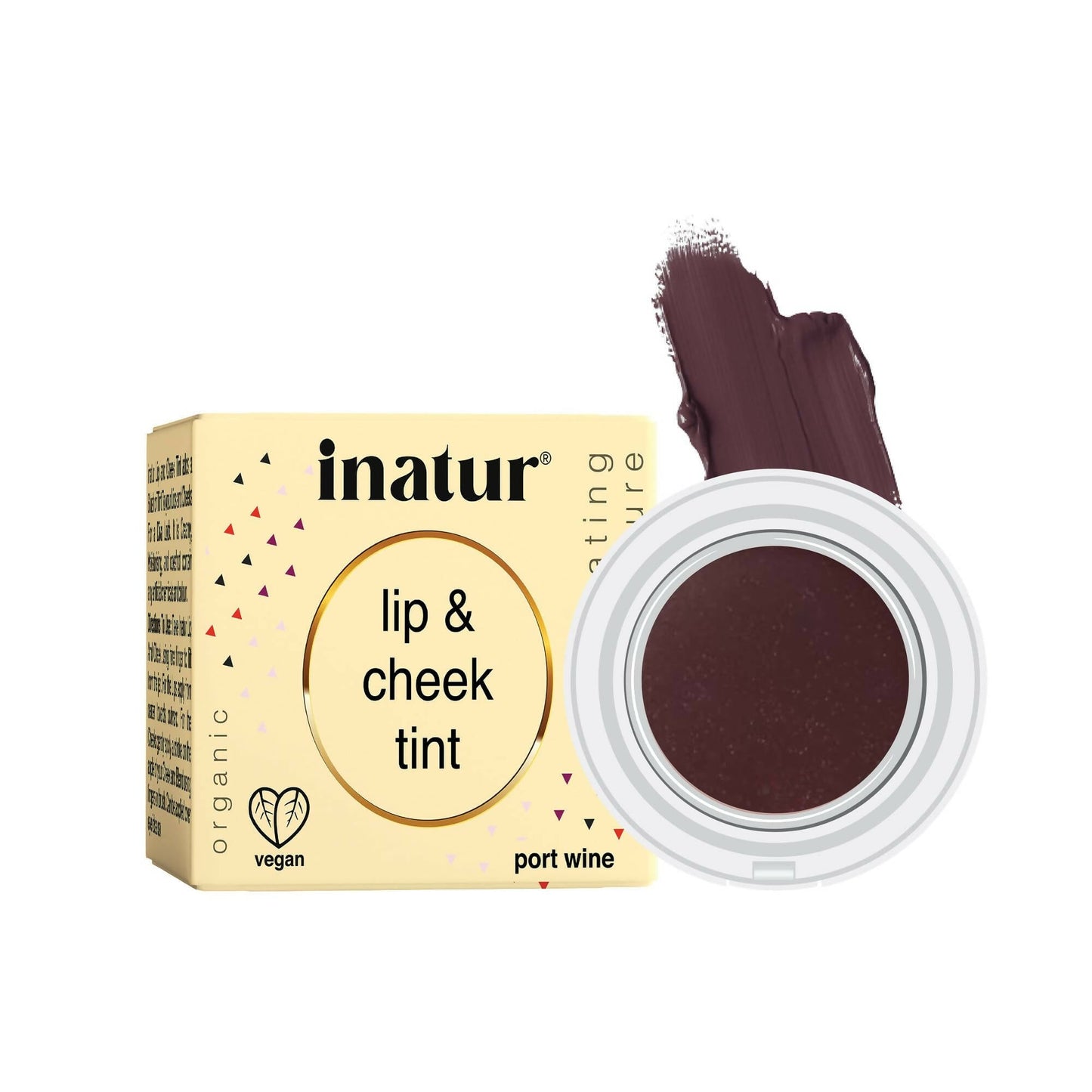 Inatur Lip and Cheek Tint Port Wine