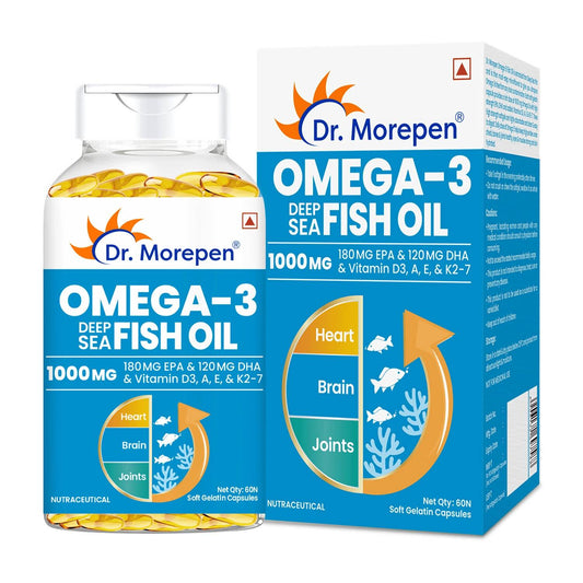 Dr. Morepen Omega 3 Deep Sea Fish Oil Softgels - usa canada australia