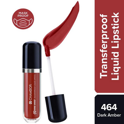 Chambor 464 Extreme Wear Transferproof Liquid Lipstick - Dark Amber