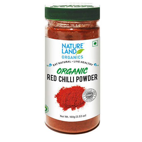 Nature Land Organics Red Chilli Powder -  USA, Australia, Canada 