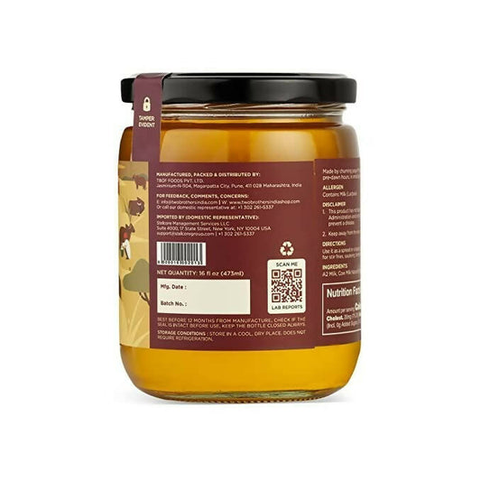 Two Brothers Organic Farms - A2 Ghee Cultured Cow Desi Ghee