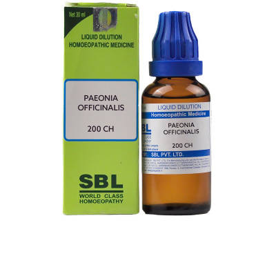 SBL Homeopathy Paeonia Officinalis Dilution