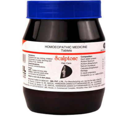 SBL Homeopathy Scalptone Hair Care Tablets - BUDEN