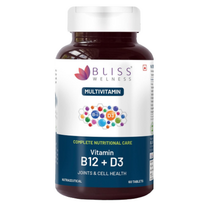 Bliss Welness Vitamin B12+D3 Tablets -  usa australia canada 