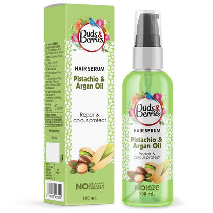 Buds & Berries Colour Protectant Hair Serum With Pistachio And Argan Oil - Buy in USA AUSTRALIA CANADA