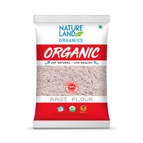 Nature Land Organics Ragi Flour -  USA, Australia, Canada 