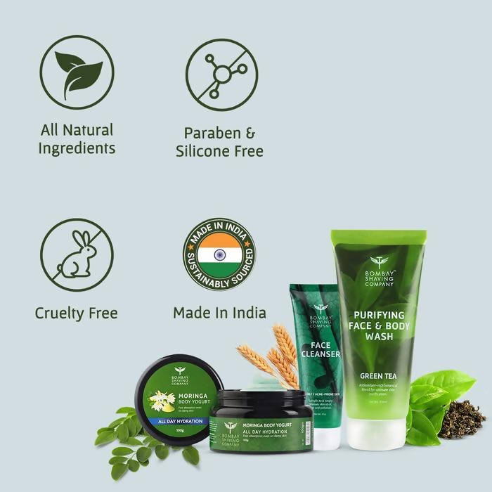 Bombay Shaving Company Green Skincare Essentials Combo