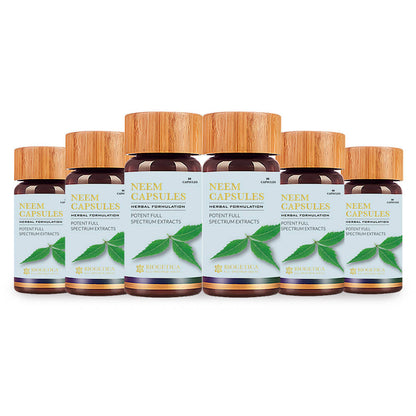 Biogetica Neem Capsules (Detox, anti-fungal and anti-bacterial properties) -  usa australia canada 