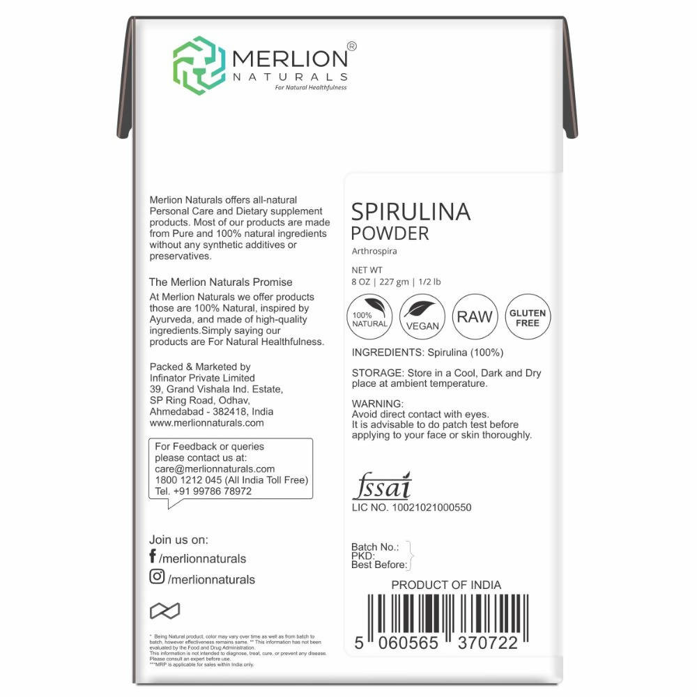 Merlion Naturals Spirulina Powder