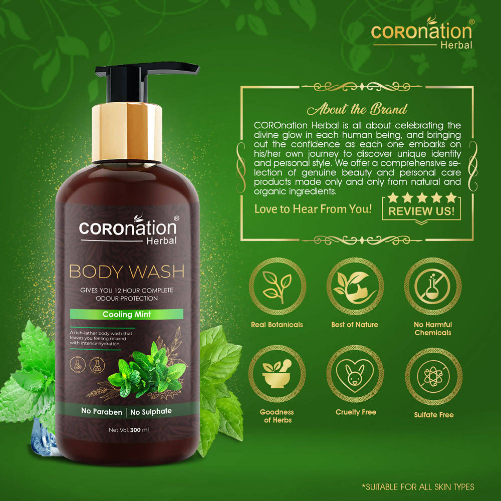 Coronation Herbal Cool Mint Body Wash