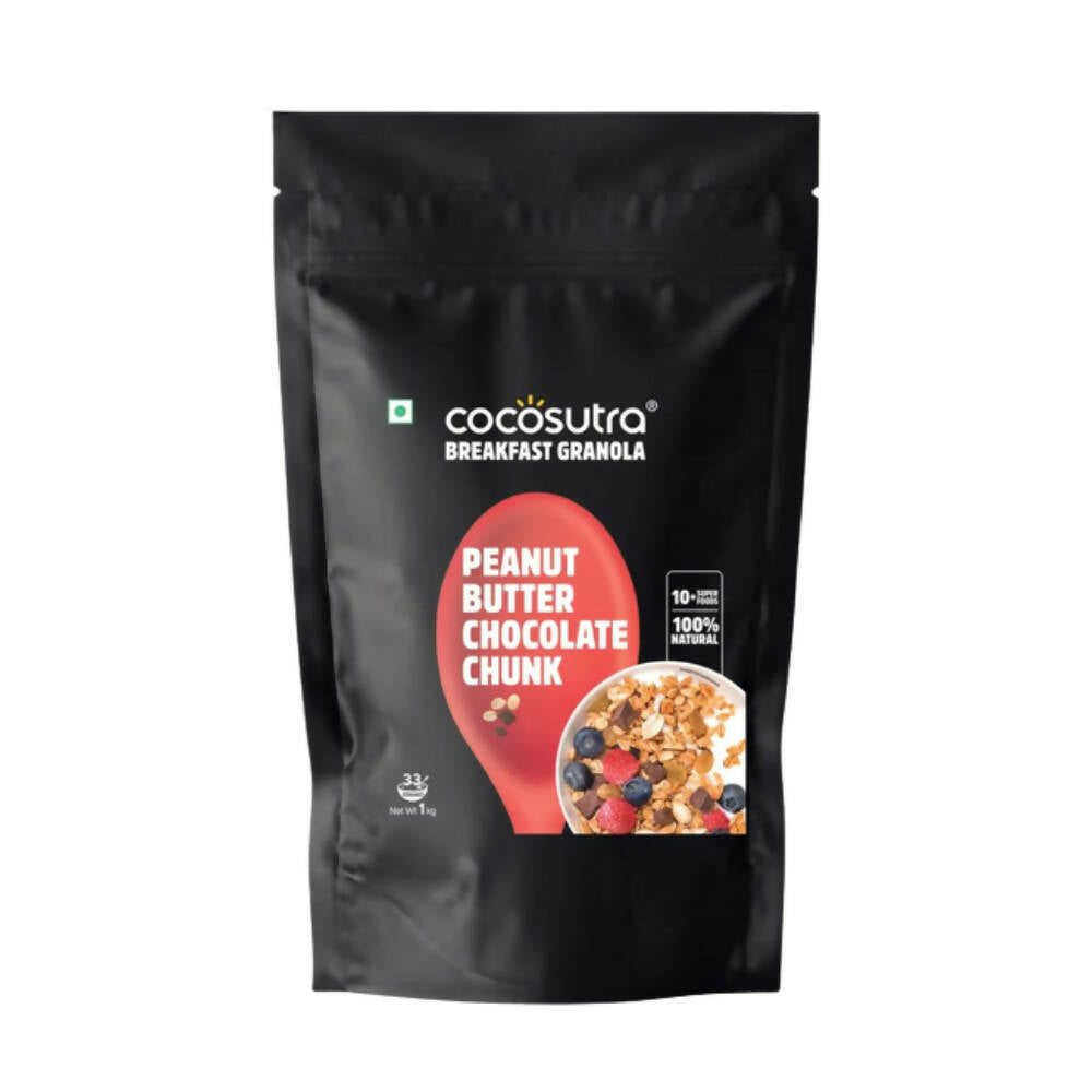 Cocosutra Peanut Butter Chocolate Chunk Breakfast Granola - BUDNE
