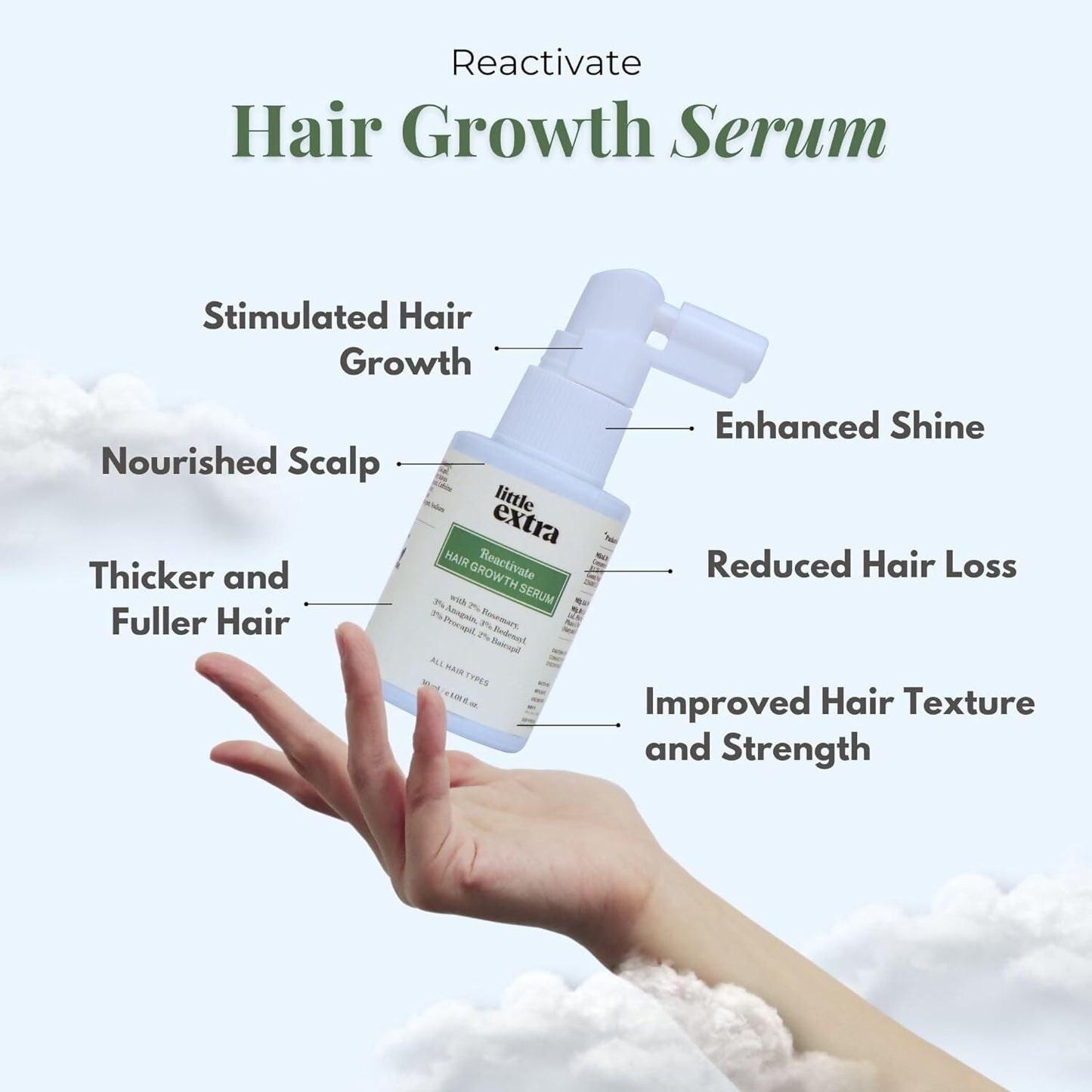 Little Extra Reactivate Hair Growth Serum