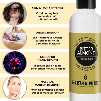 Earth N Pure Bitter Almond Oil