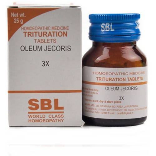 SBL Homeopathy Oleum Jecoris Trituration Tablets - BUDEN