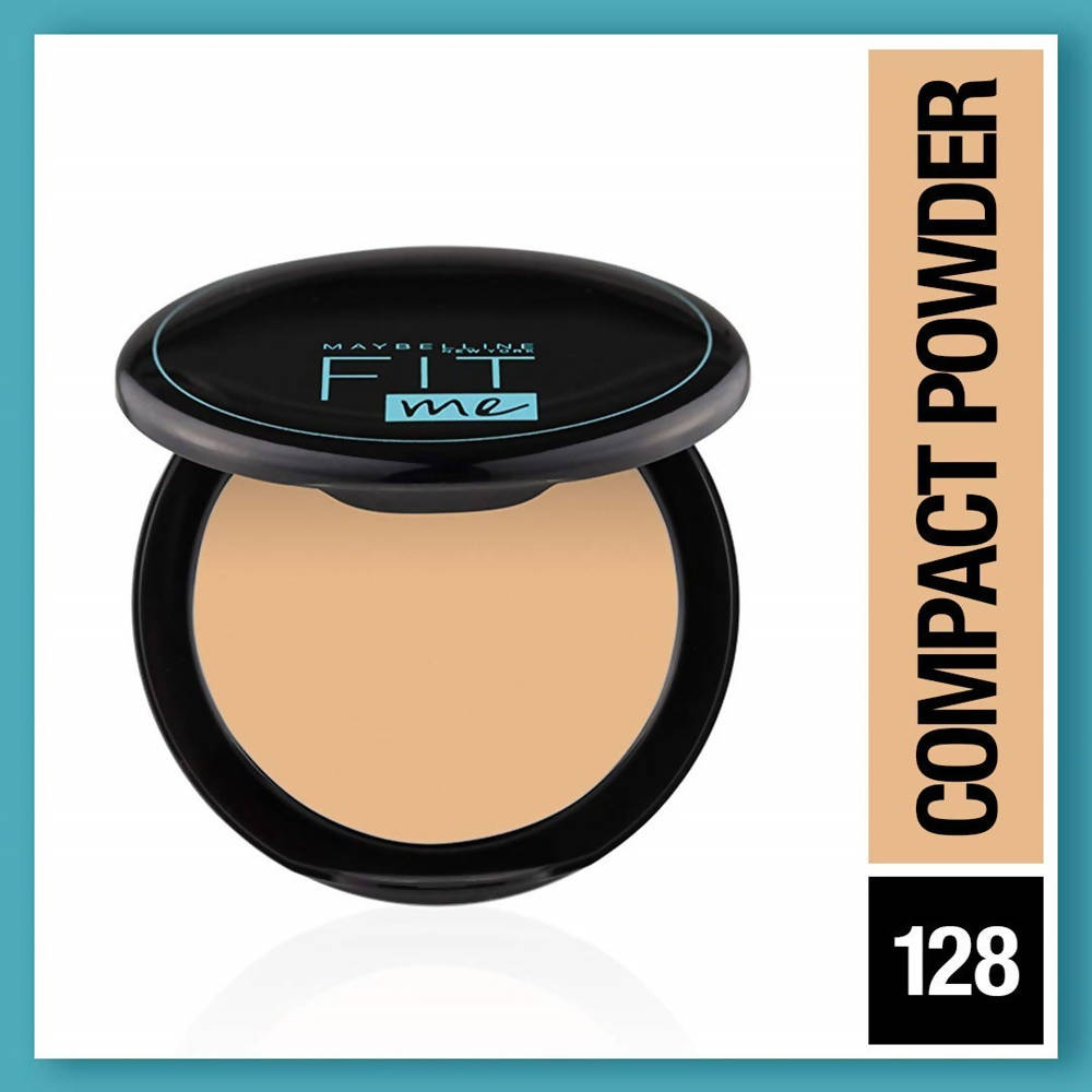 Maybelline New York Fit Me 12Hr Oil Control Compact, 128 Warm Nude (8Gm)