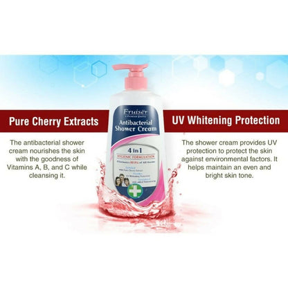 Fruiser Antibacterial Shower Cream With Cherry Vanilla