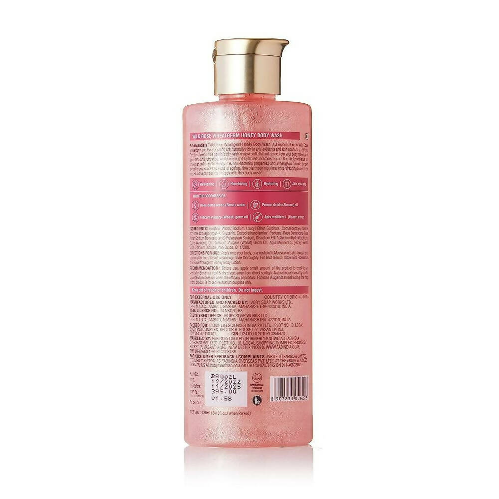 Fabessentials Wild Rose Wheatgerm Honey Body Wash