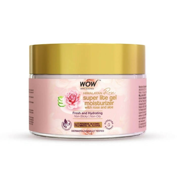 Wow Skin Science Super Light Rose Aloe Gel Moisturizer - BUDNE