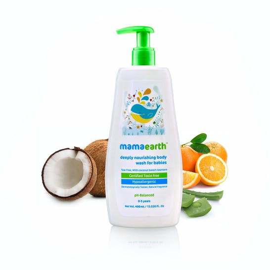 Mamaearth Deeply Nourishing Body Wash For Babies