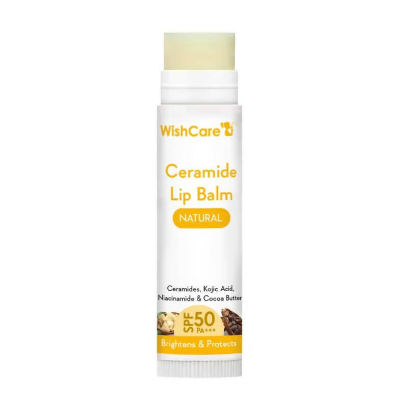 Wishcare Ceramide Lip Balm with SPF50 PA+++ - Natural - BUDNE