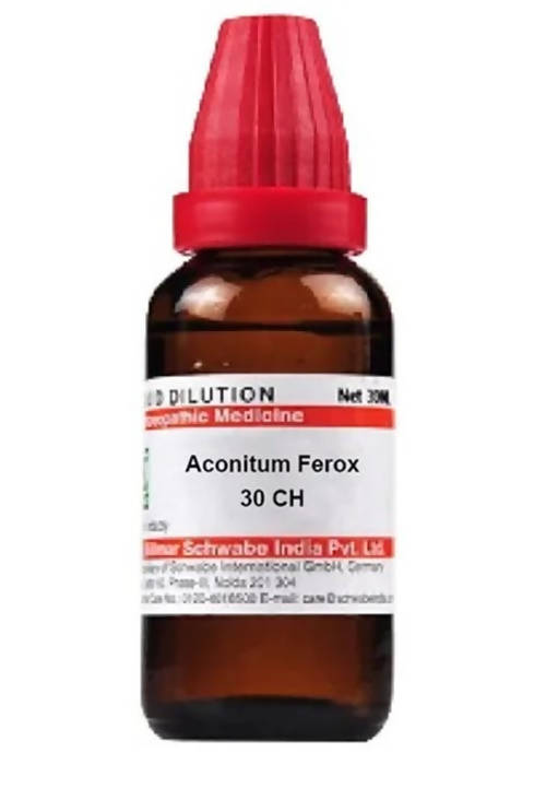 Dr. Willmar Schwabe India Aconitum Ferox Dilution 30 ch