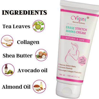 Vigini Natural Actives Stretch Marks Scars Removal Oil Cream