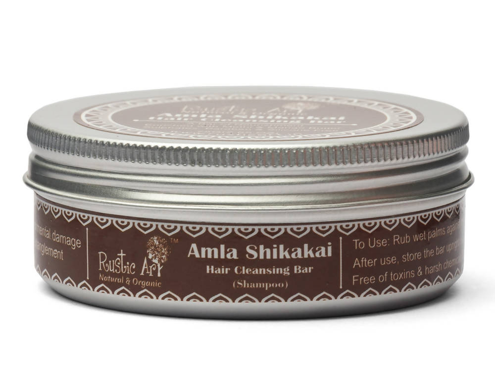 Rustic Art Amala Shikakai Hair Cleansing Bar