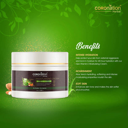 Coronation Herbal Aloevera and Vitamin E Moisturizing Cream