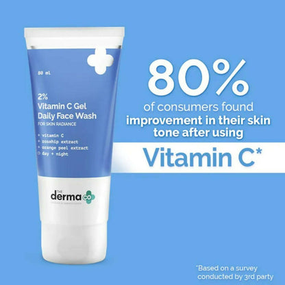 The Derma Co 2% Vitamin C Gel Daily Face Wash