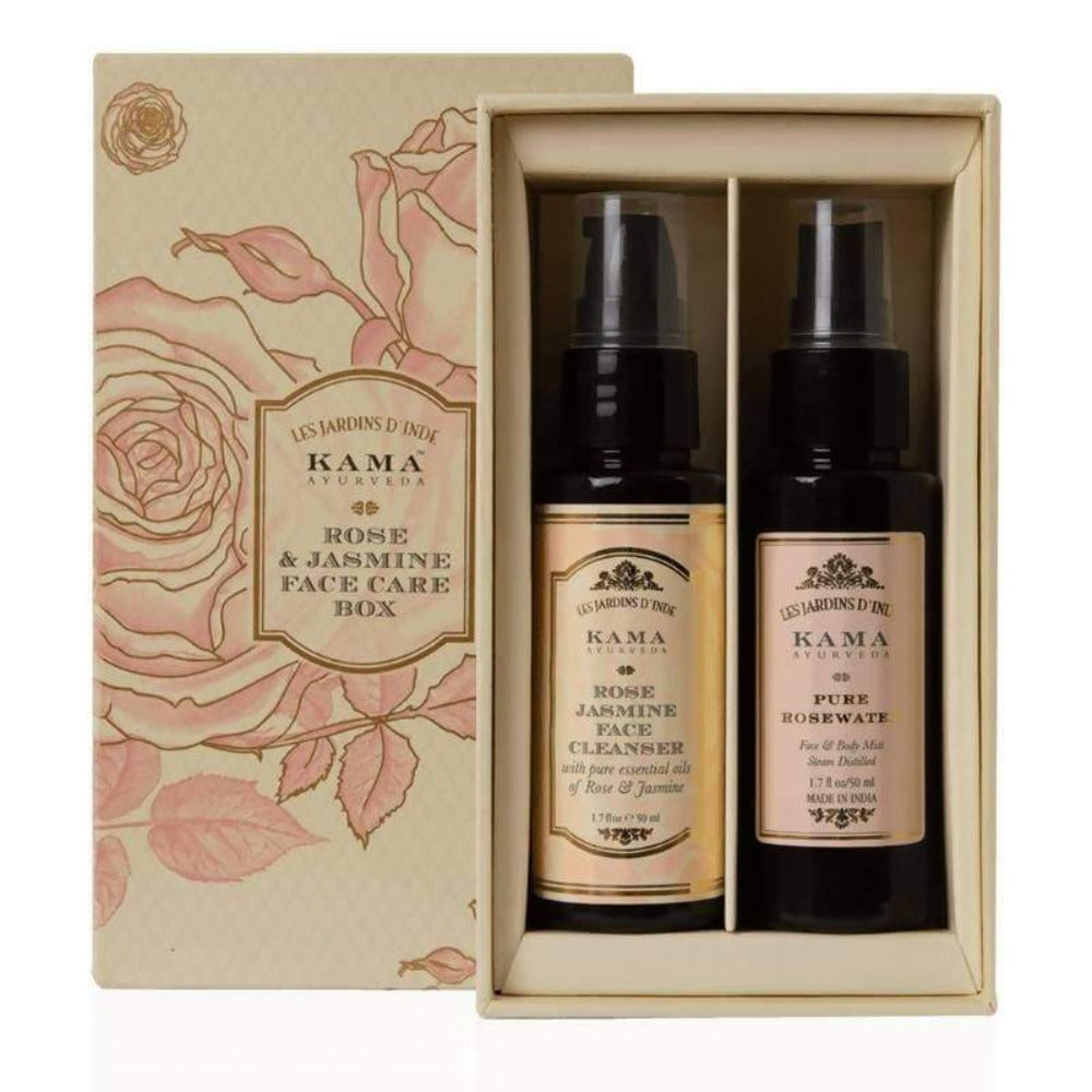 Kama Ayurveda Rose & Jasmine Face Care Gift Box