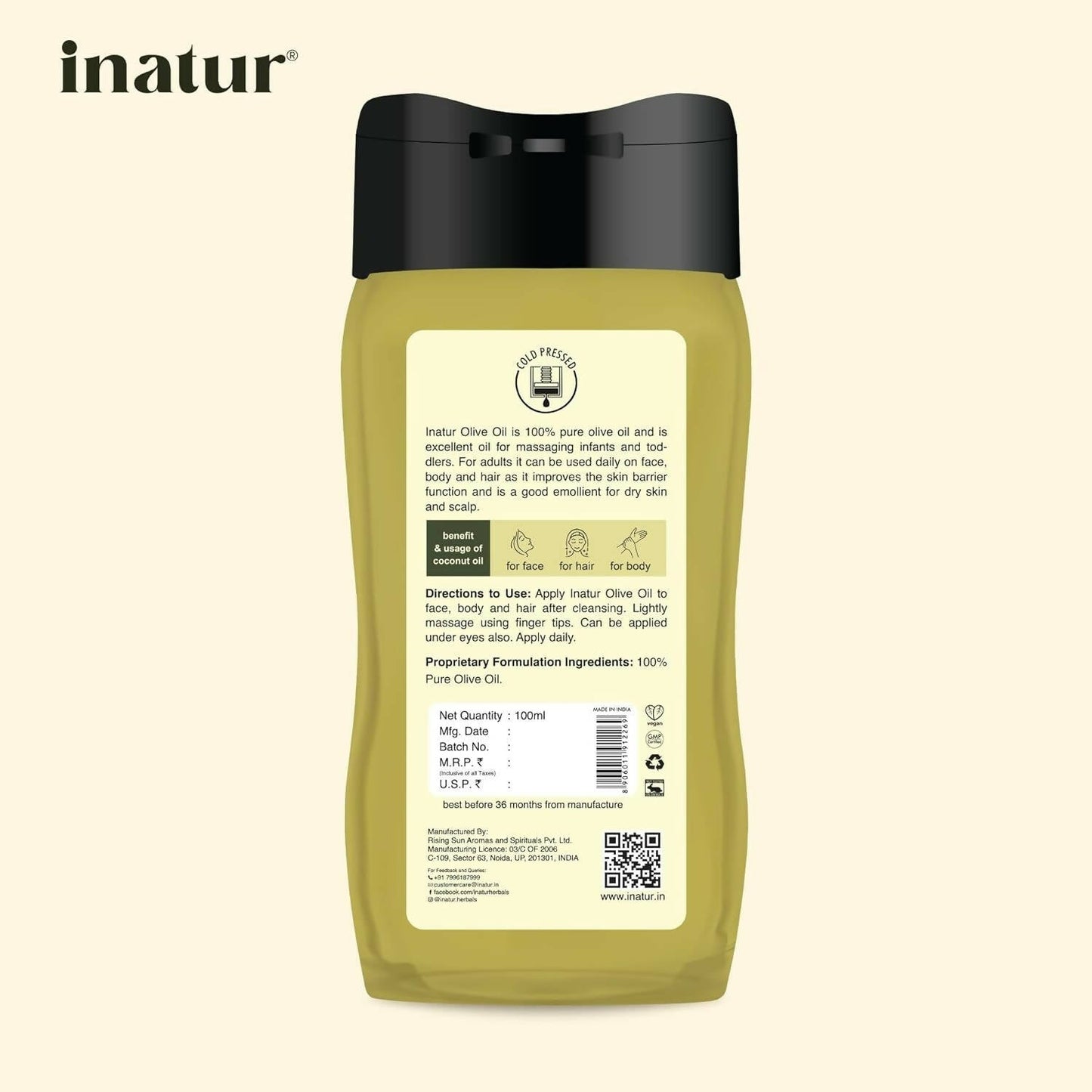 Inatur Cold Pressed Olive Oil