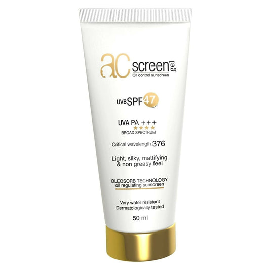 Acscreen Sunscreen For Oily And Acne Skin - (UVB SPF 47) UVA PA +++ - BUDNE