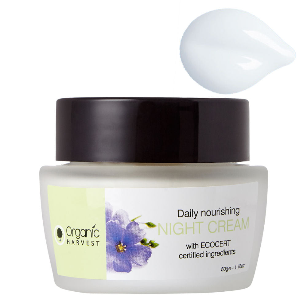 Organic Harvest Brightening Night Cream With Organic Ingredients