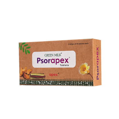 Apex Ayurvedic Green Milk Psorapex Tablets