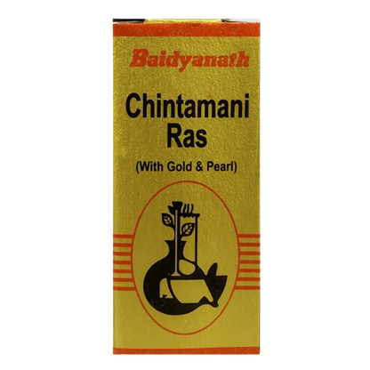 Baidyanath Chintamani Ras with Gold - 10 Tablets