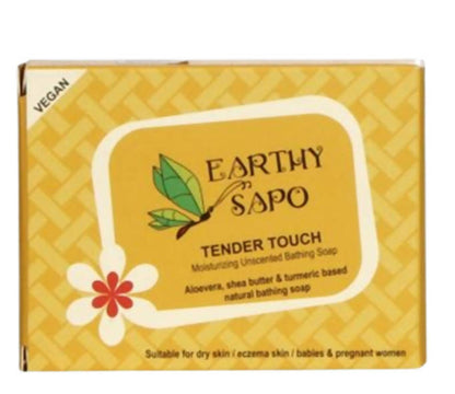 Earthy Sapo Tender Touch Moisturizing Unscented Bathing Soap - usa canada australia
