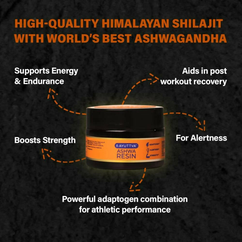 Ayuttva Ashwa Resin With Sj & KSM-66 Ashwagandha